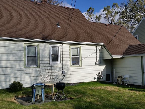 Back of house & side garage