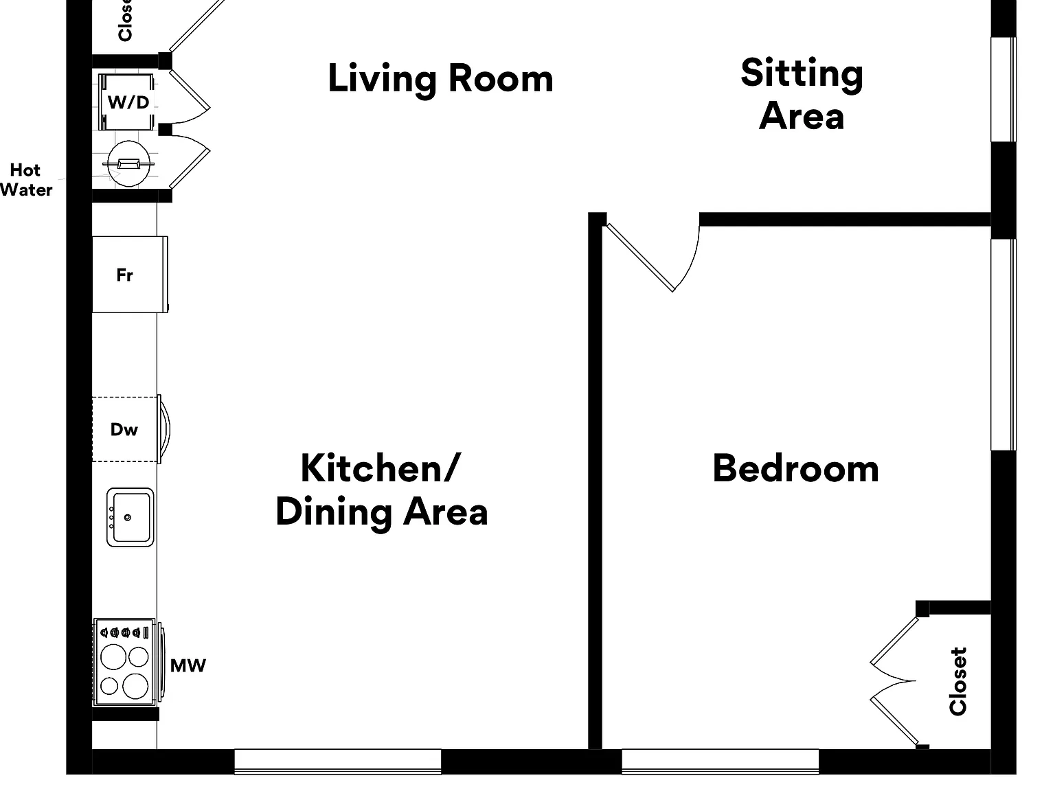 1 bed, 775 sqft, $2,000 — Photo 2