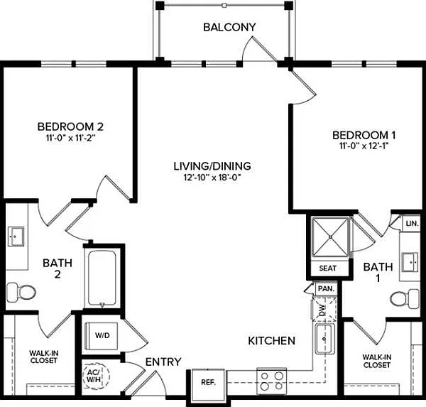 2 Bedroom B1-B 2 Bedroom B1-B