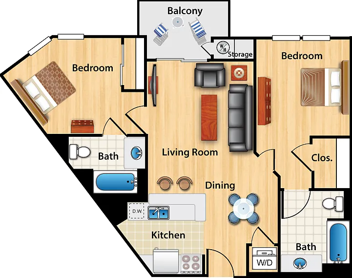 F Floorplan Diagram