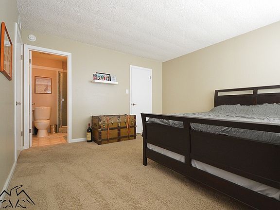 Master bedroom, private bath, walk-in closet