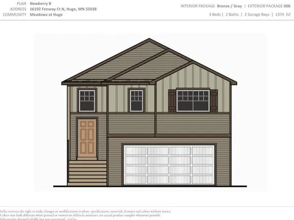 16192 Fenway Ct N, Hugo, MN 55038
