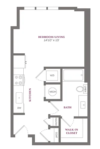 Floor plan Studio 2