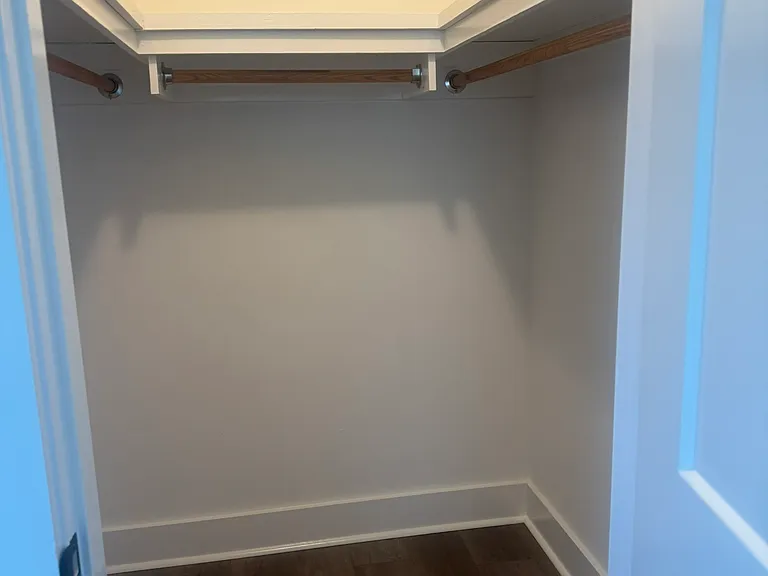 Walk in closet in main bedroom