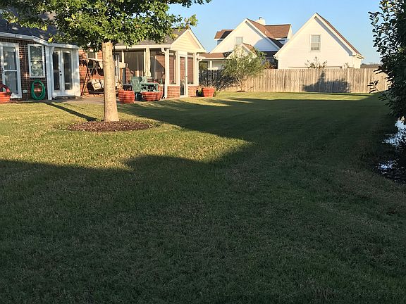 Large fenced in backyard 