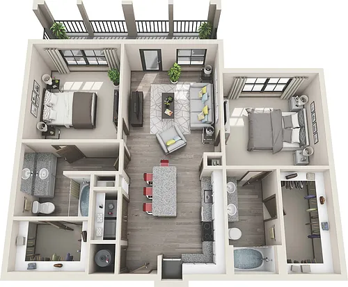 Floor plan B1