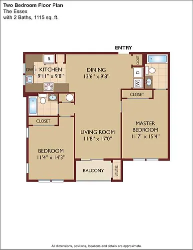 Floor plan $3.10/sq.ft. - The Essex