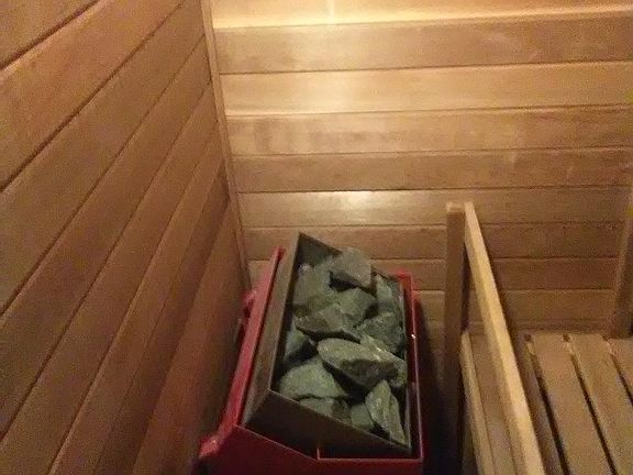 in the Sauna