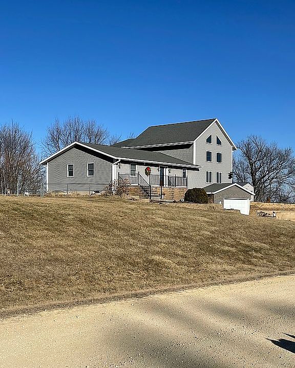 West side of the house