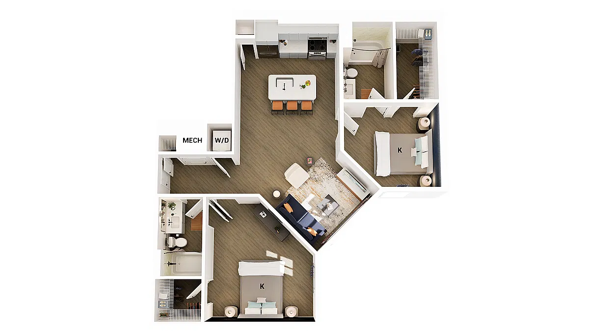 Floor plan B2-M