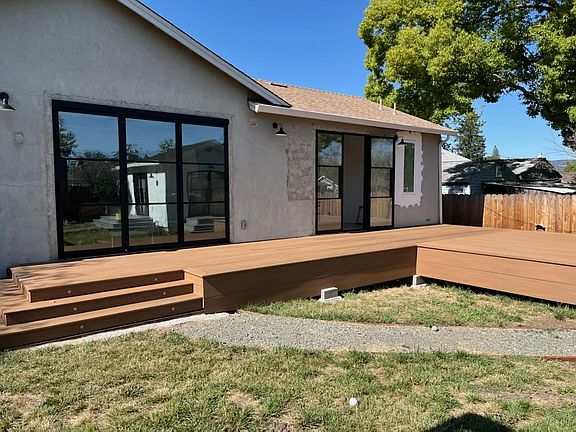 Spacious deck
