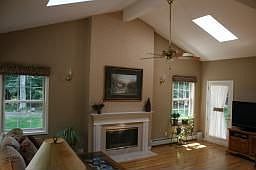 Great room with gas fireplace