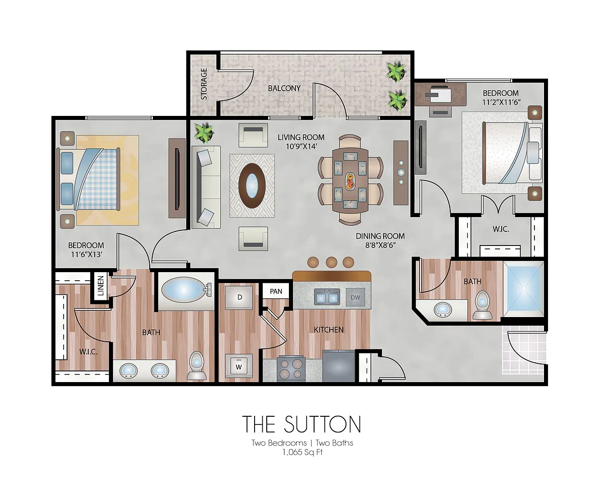 Floor plan The Sutton