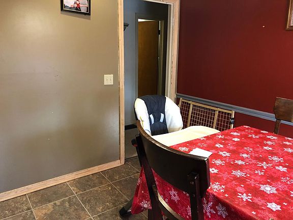 kitchen with walk through to bathroom and bedrooms