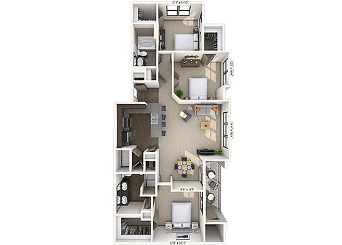 Floor plan Water Oak