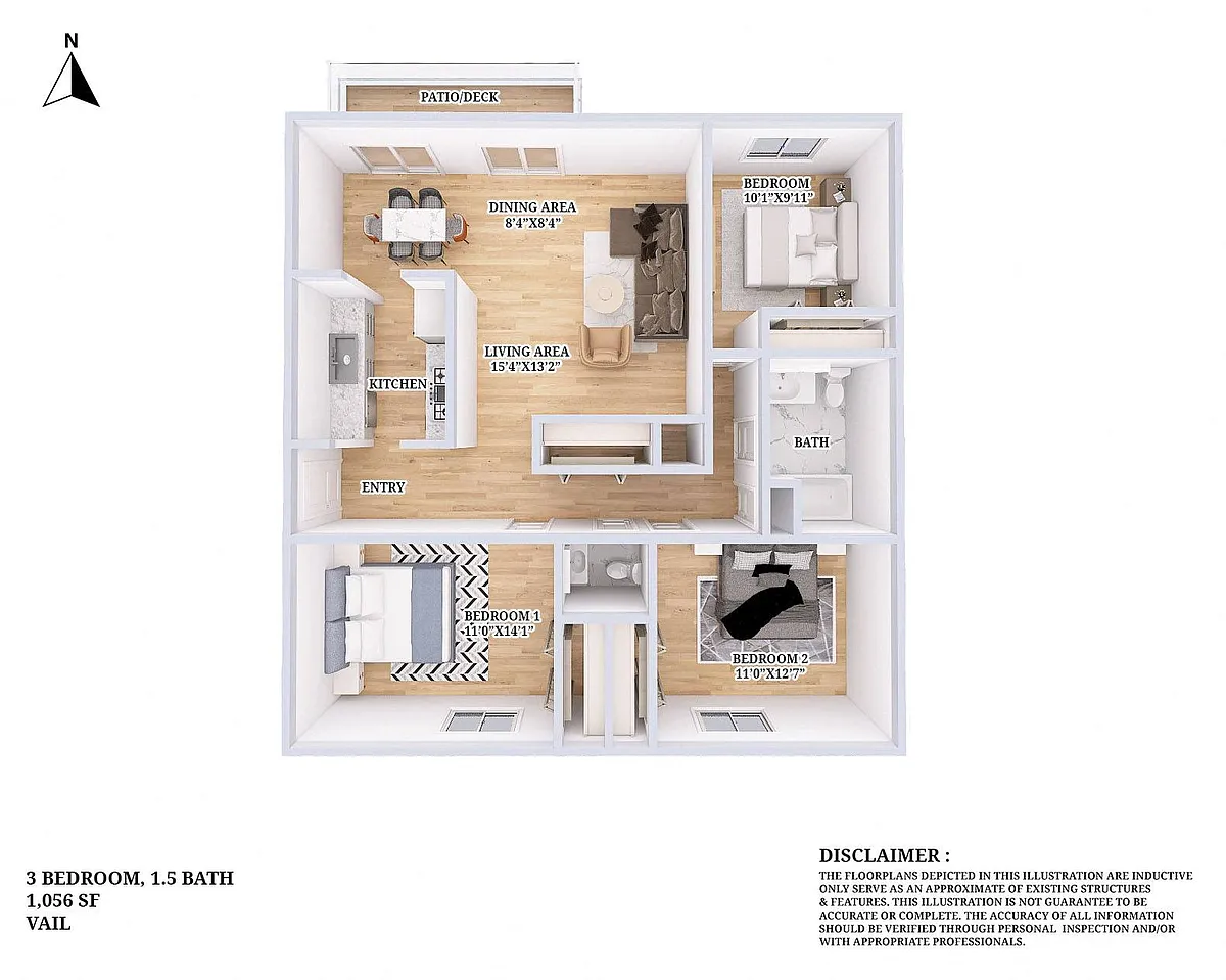 Floor plan The Vail