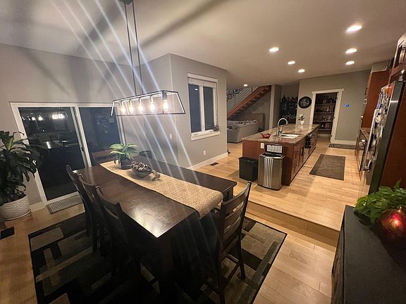 Dining room with patio access