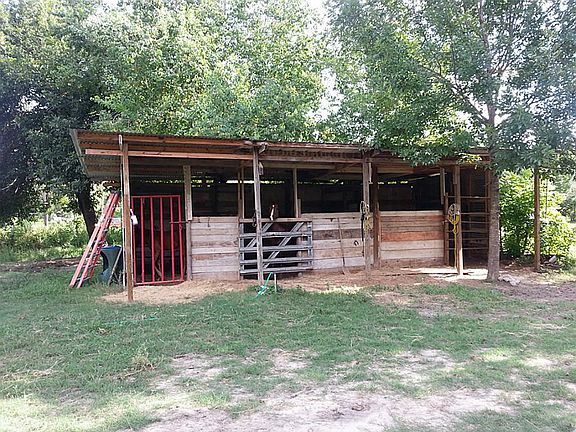 One of the Two Stables/Barns With 3 Stalls Each
