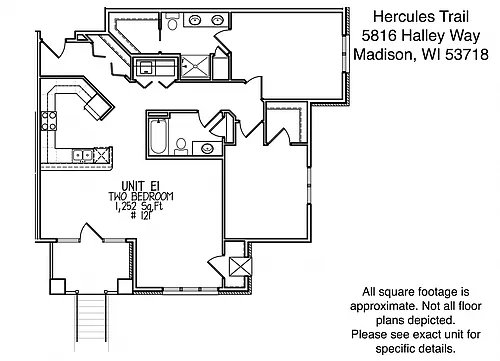Floor plan E1