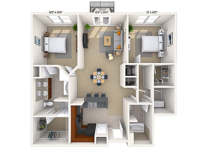 Floor plan Thrasher