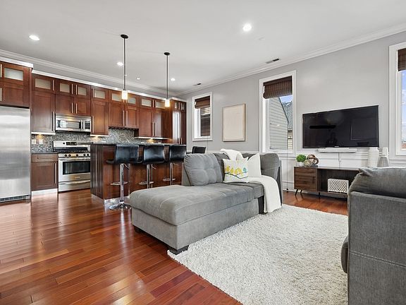 Kitchen open to Living Room
