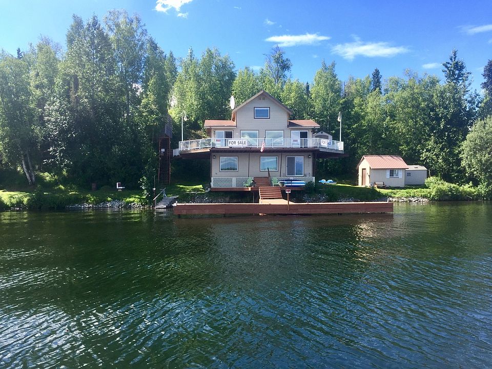 view of house from the lake