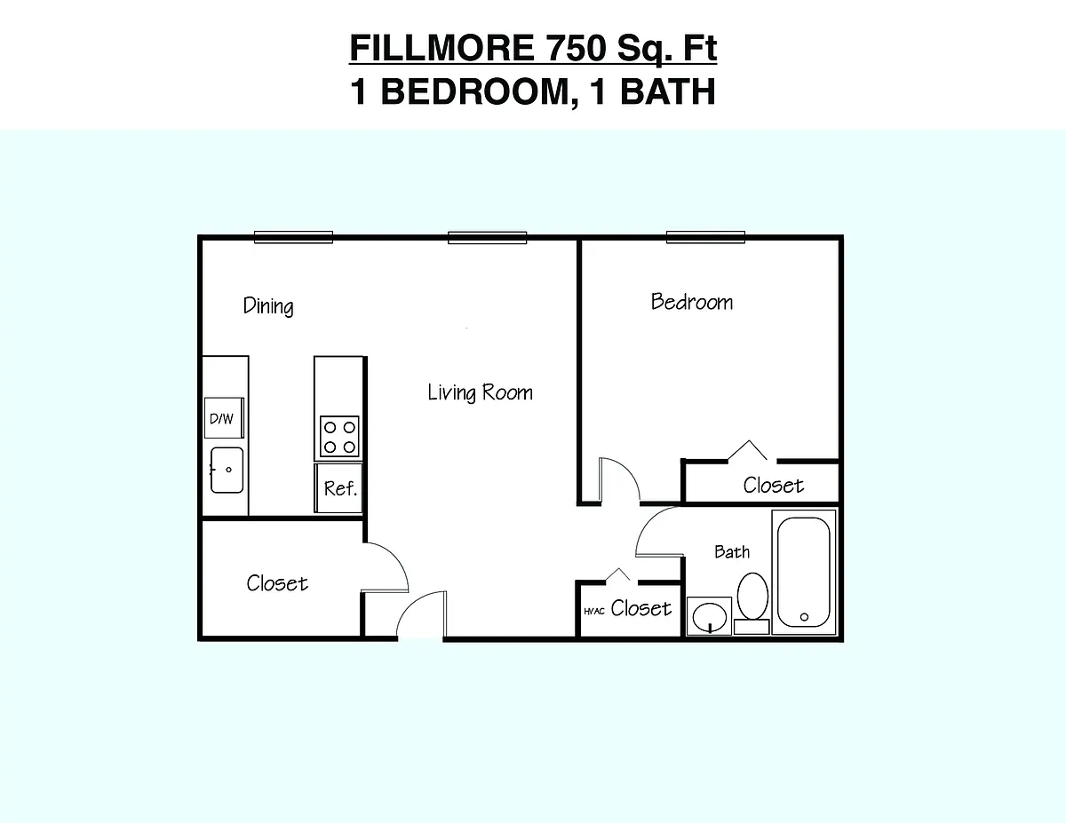 Floor plan Fillmore