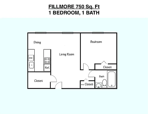 Floor plan Fillmore