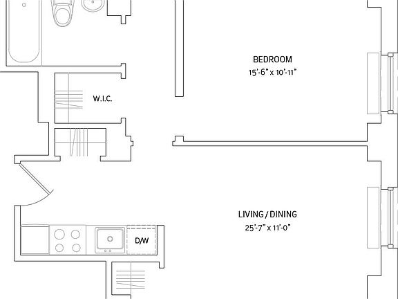 2nd image of 212 W 91st St APT 1209
