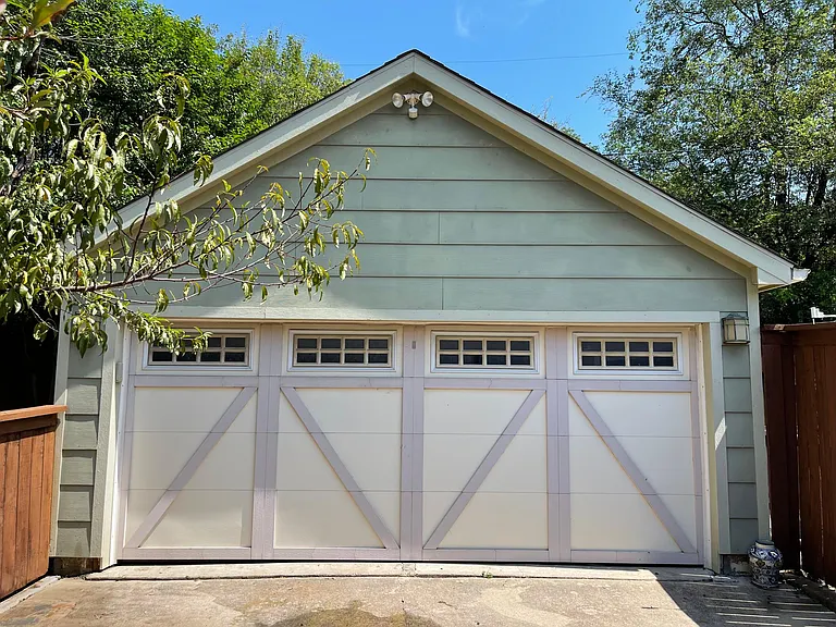 Two-car garage