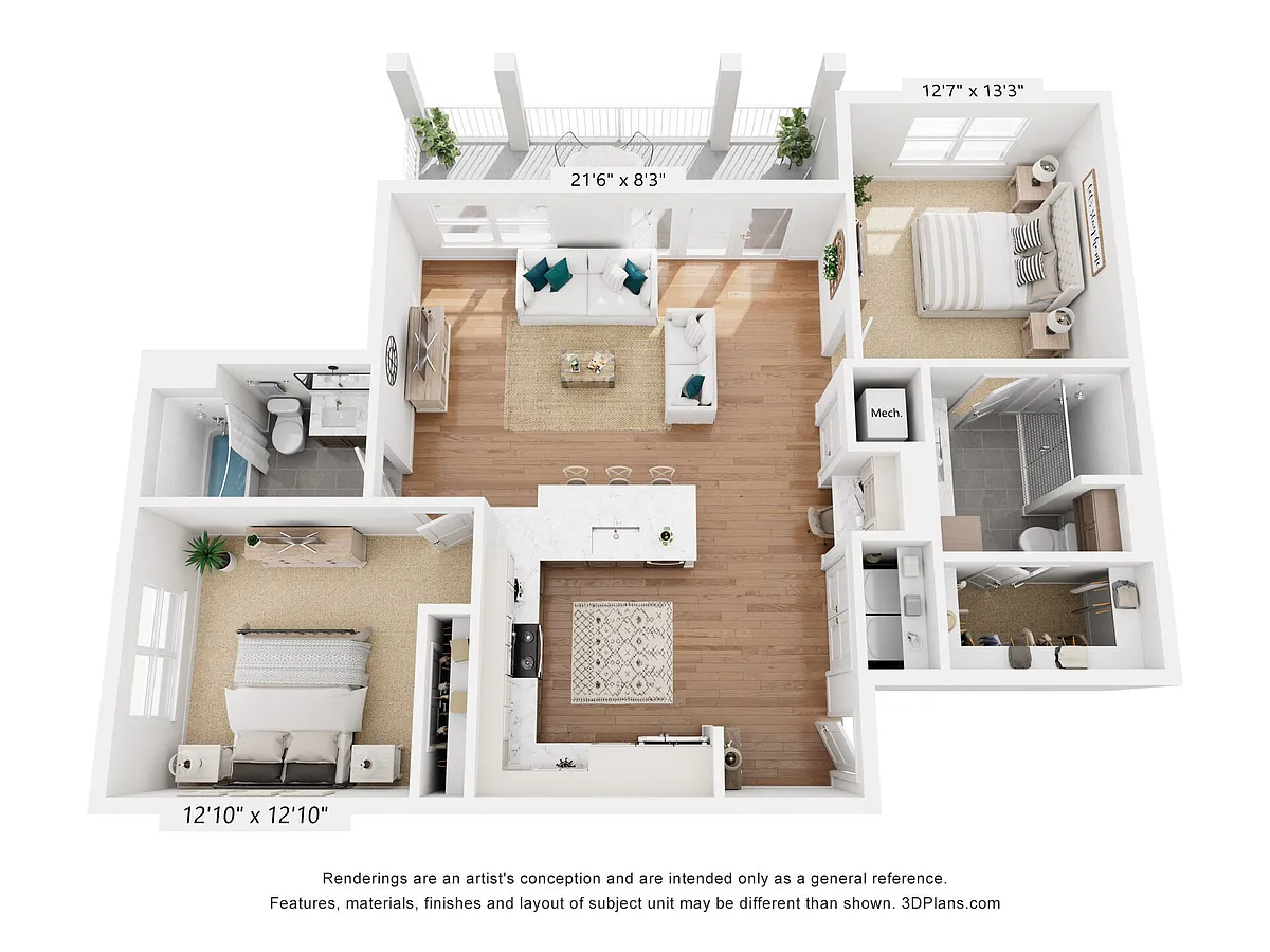 Floor plan B3