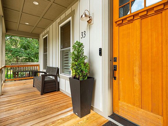 Spacious front porch.