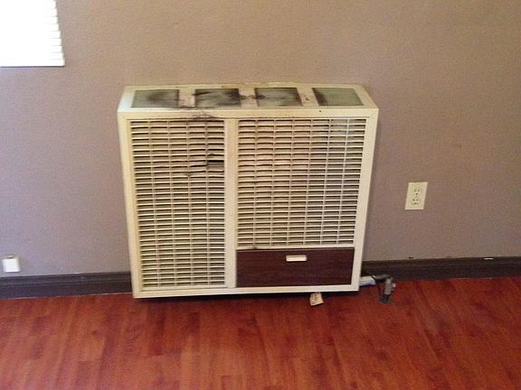 Gas wall heater more than keeps the cabin warm during those cool winter months. As this heating unit is a bit old and original item when the property was built, I_m actively shopping to have it replaced with a new and upgraded wall heater unit ASAP.