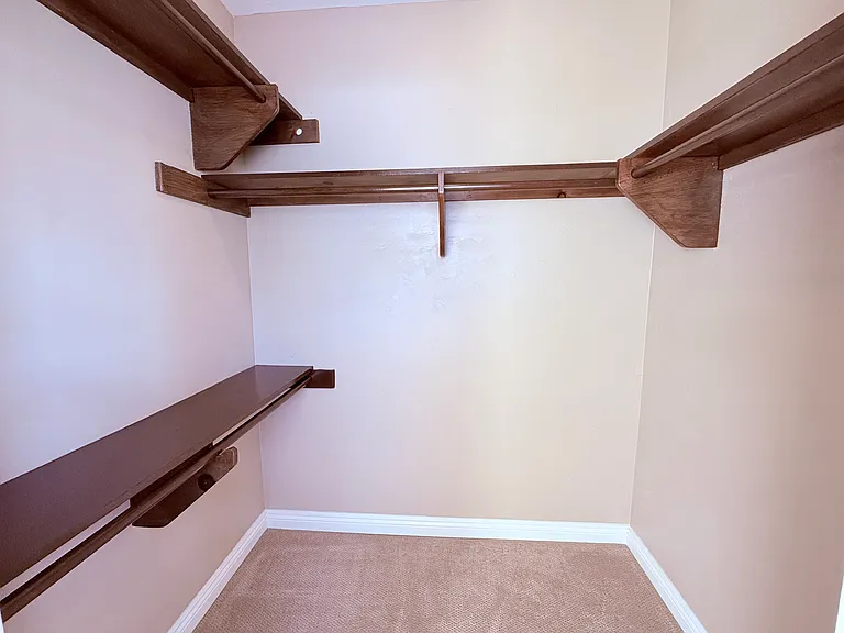 Walk in Closet in Master Bedroom