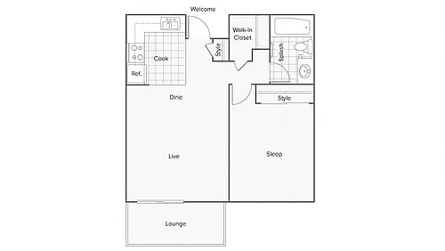 Floor plan Riley