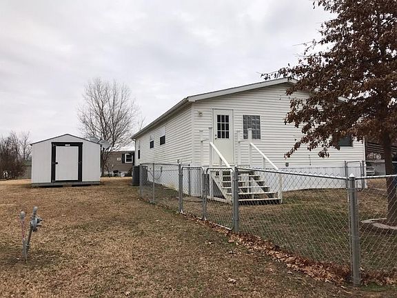 Back door showing shed