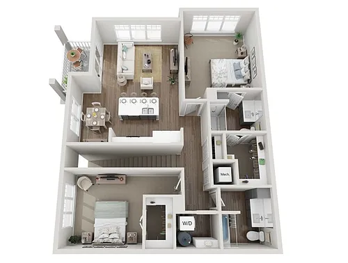 Floor plan 2C