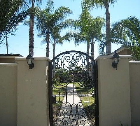front entrance gate