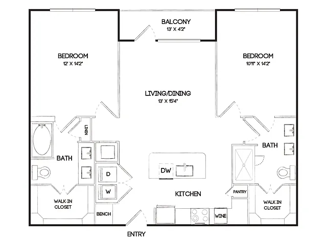 Floor plan B1