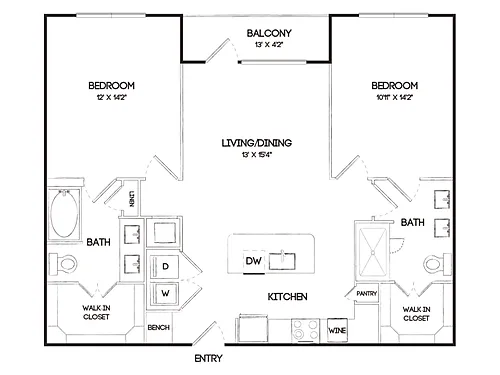 Floor plan B1
