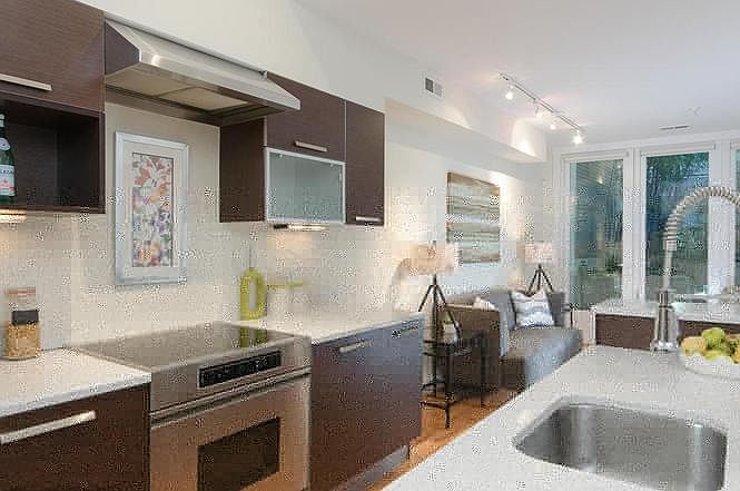 Open concept kitchen