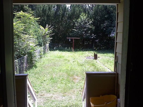 BACK YARD ON ONE SIDE