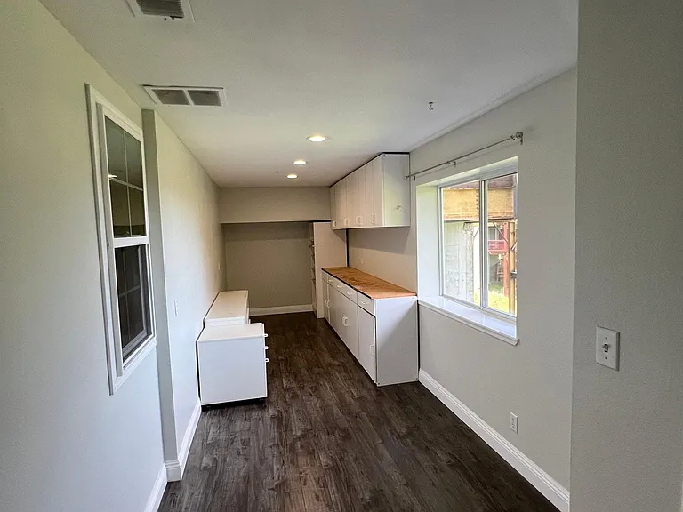 Lower level storage/office area