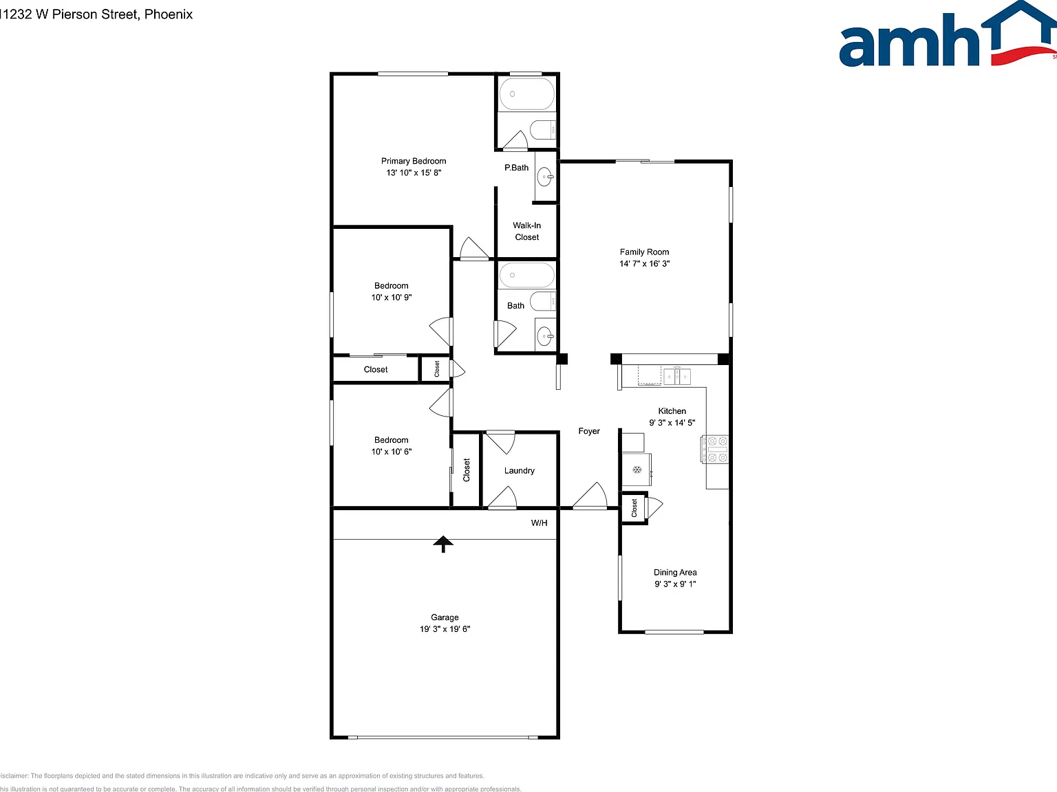 3 bed, 2.0 bath, 1308 sqft, $1,870 — Photo 3