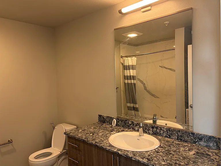 Spacious bathroom