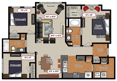 Floor plan C2
