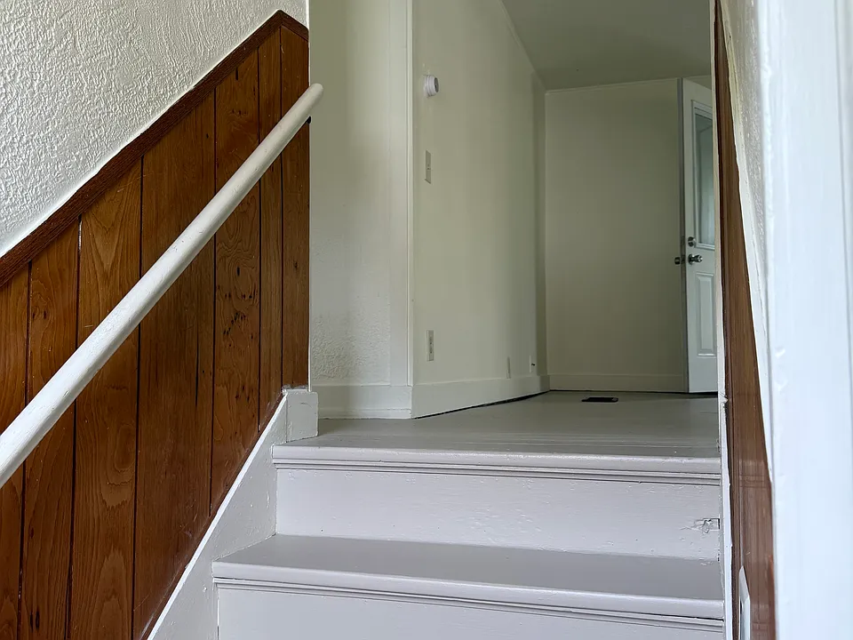 Upstairs to living room