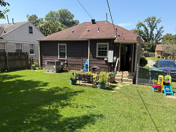 This is the back view of the house.