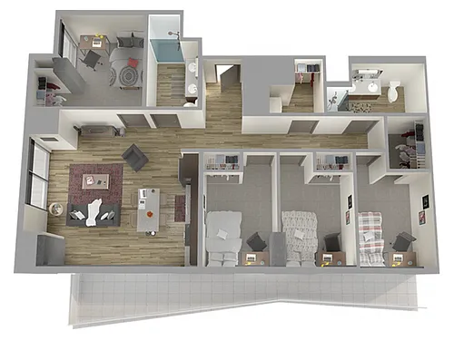 Floor plan 4X2