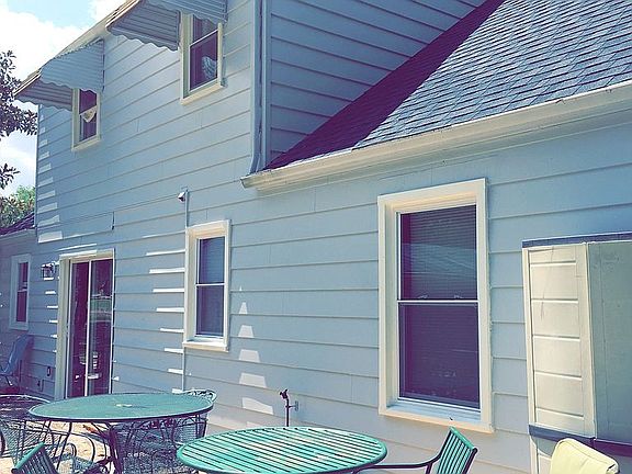 The back of the house 